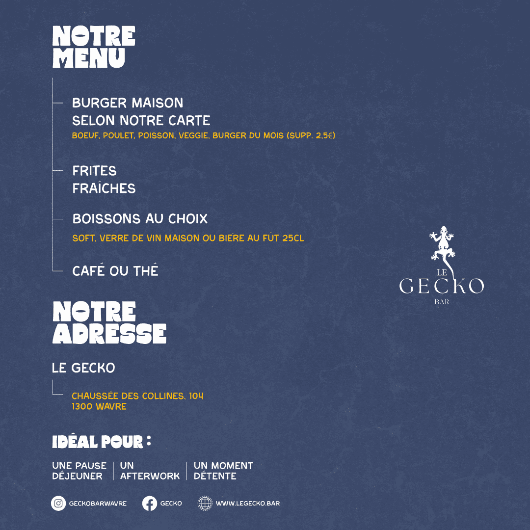 Ontwerp zonder titel 13 | Le Gecko Bar, in Wavre: meer dan een bar, een bestemming